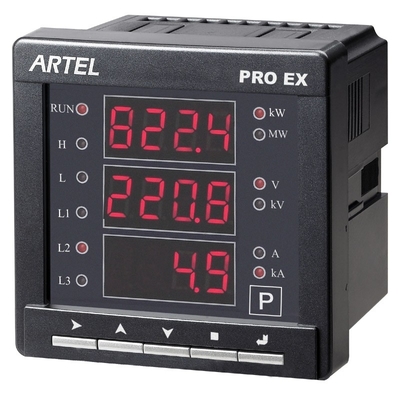 RS485 デジタル 3 段階のパネル メーターの器械のリレー アナログ EN61010